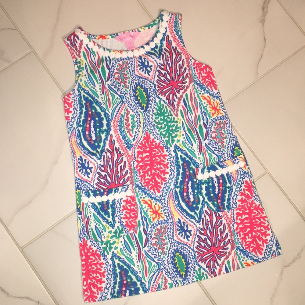 Girls Lilly Pulitzer Shift Let’s Minnow XS